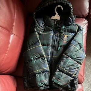 Polo Ralph Lauren Kids Plaid Puffer Jacket